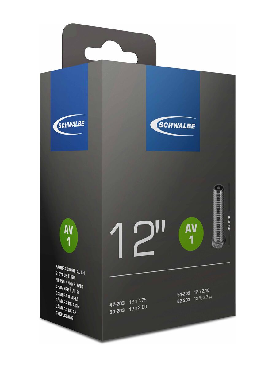 Schwalbe Schlauch AV 1 - 12 x 1.75-2.10 - Bild 1