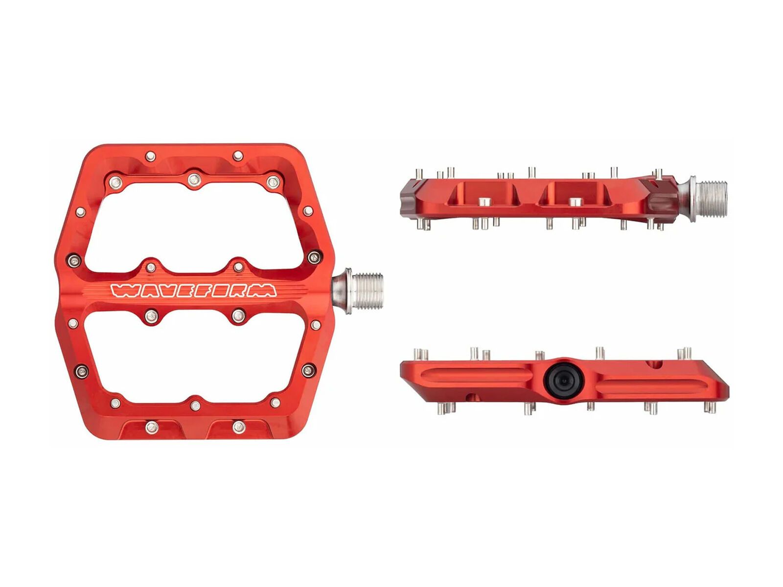 Wolf Tooth Waveform Aluminium Pedals - Large, red - Bild 3
