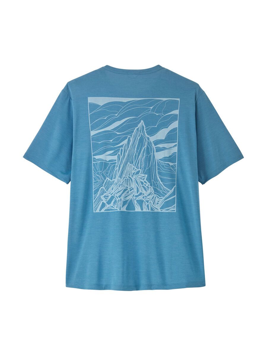 Patagonia Men's Cap Cool Daily Shirt - Cloud Crag, shore blue/light shore blue x-dye - Bild 2