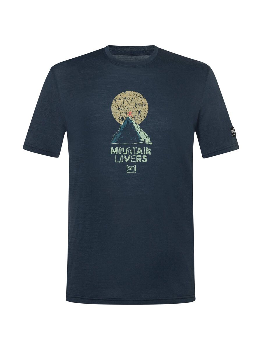 super.natural No Map Tee Herren, blueberry/various - Bild 1