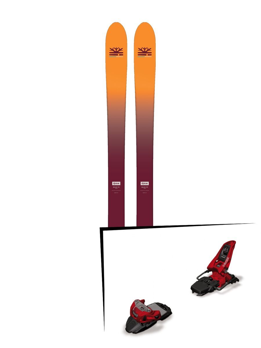 Set: DPS Skis Wailer F99 Foundation 2018 + Marker Squire 11 red - Bild 1