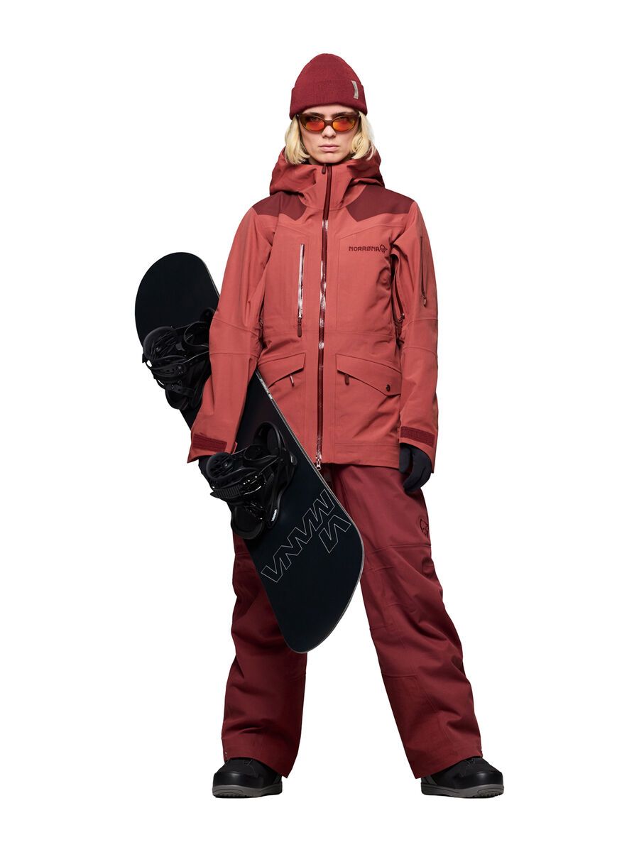 Norrona tamok dri3 Jacket W's, cowhide/port - Bild 8