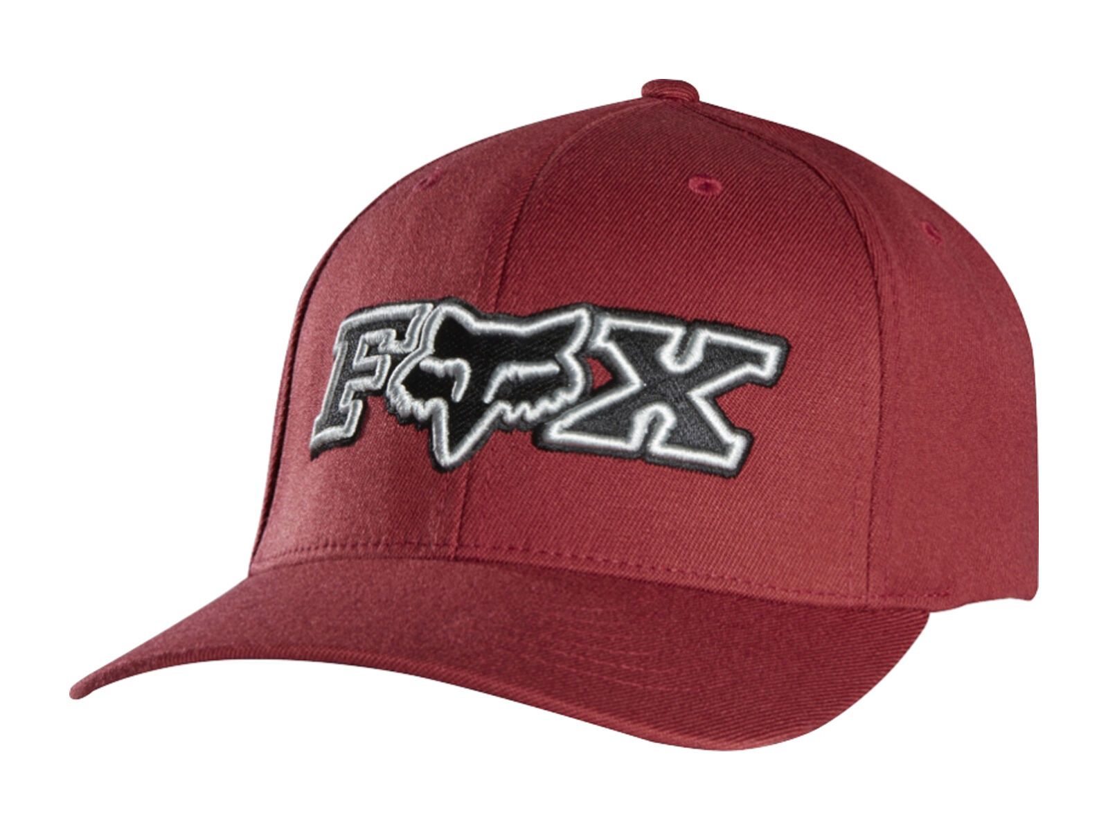 Fox Admit Flexfit Hat, cranberry - Bild 1