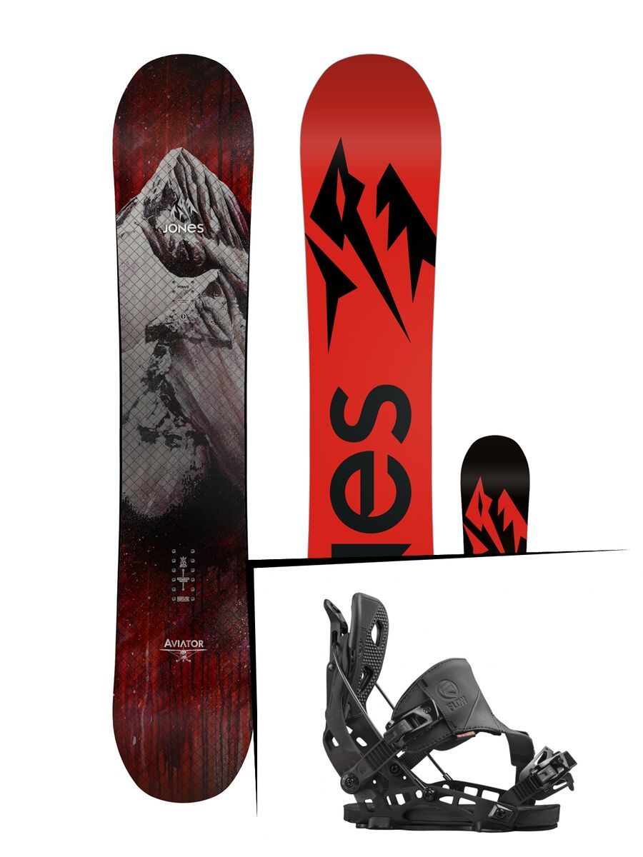 Set: Jones Aviator 2017 + Flow NX2 Hybrid (1513124S) - Bild 1