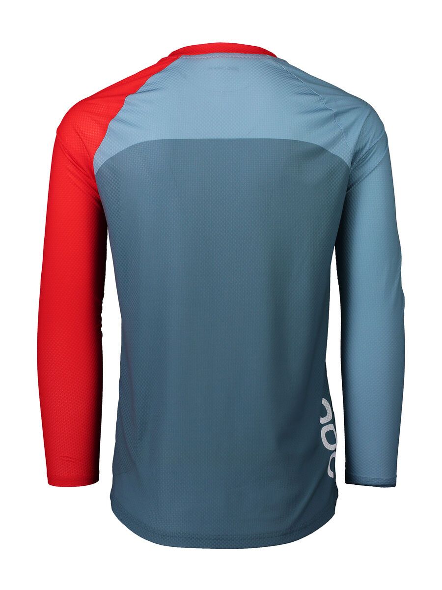 POC MTB Pure LS Jersey, calcite blue/prismane red - Bild 3