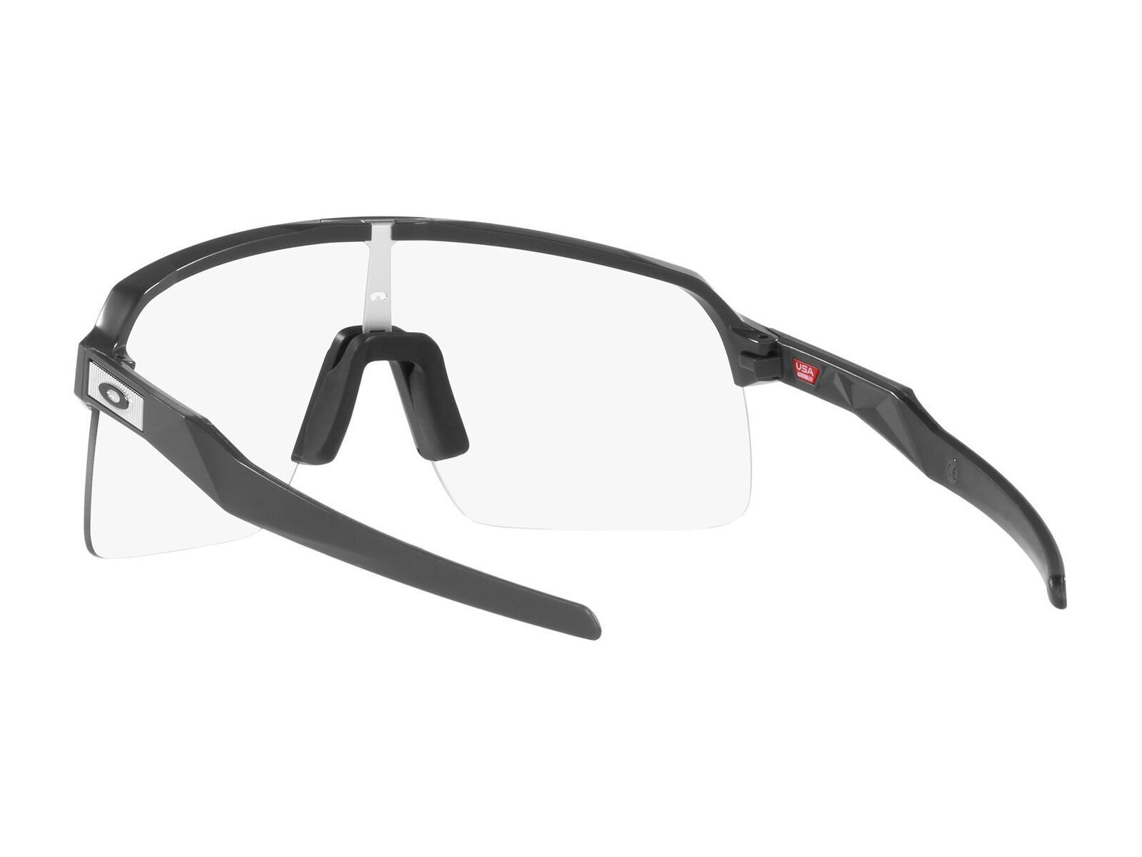 Oakley Sutro Lite, Clear To Black Iridium Photochromic / matt carbon - Bild 4