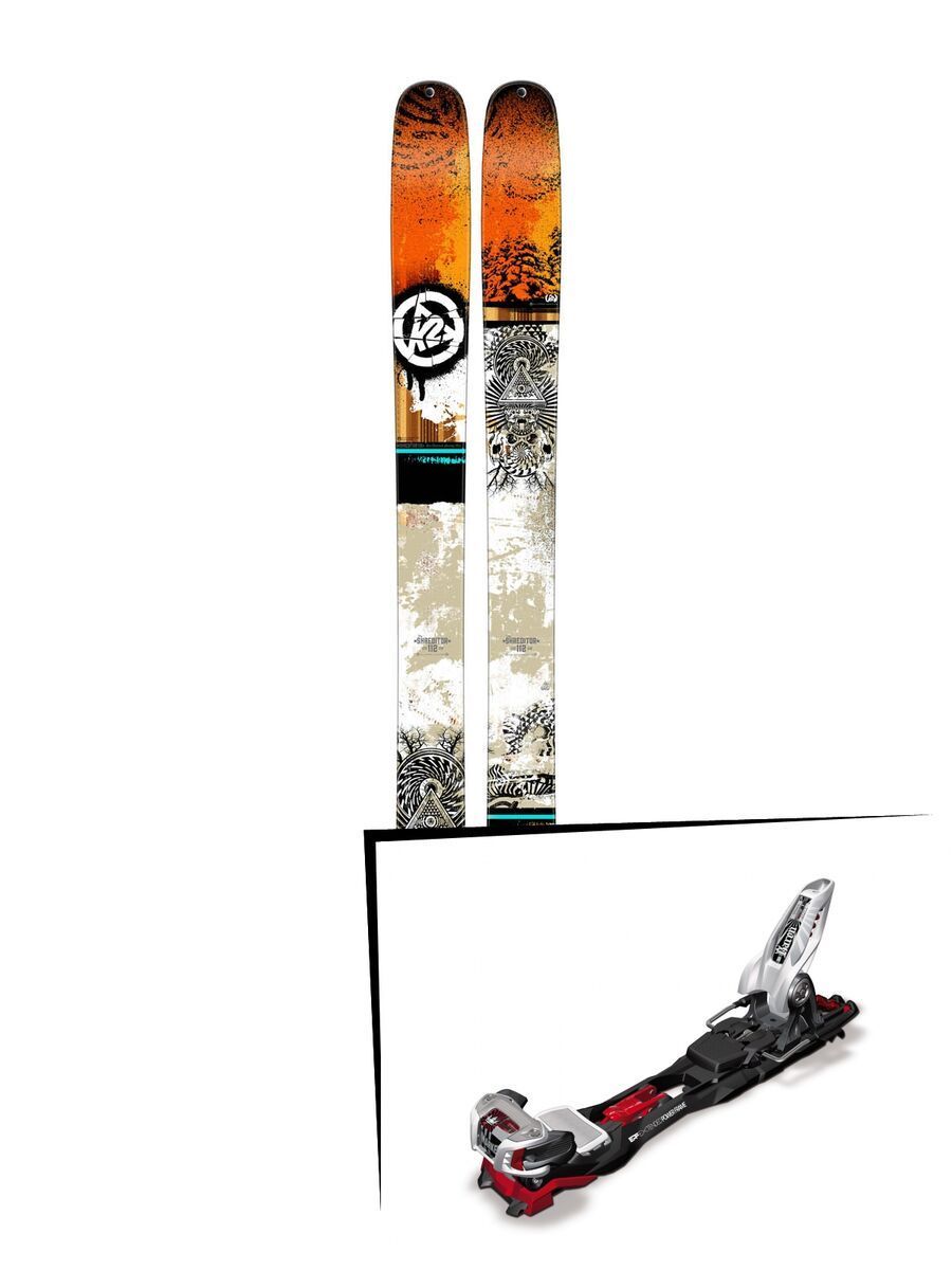 K2 SKI Set: Shreditor 112 2015 + Marker Baron EPF 13, 136 mm - Bild 1