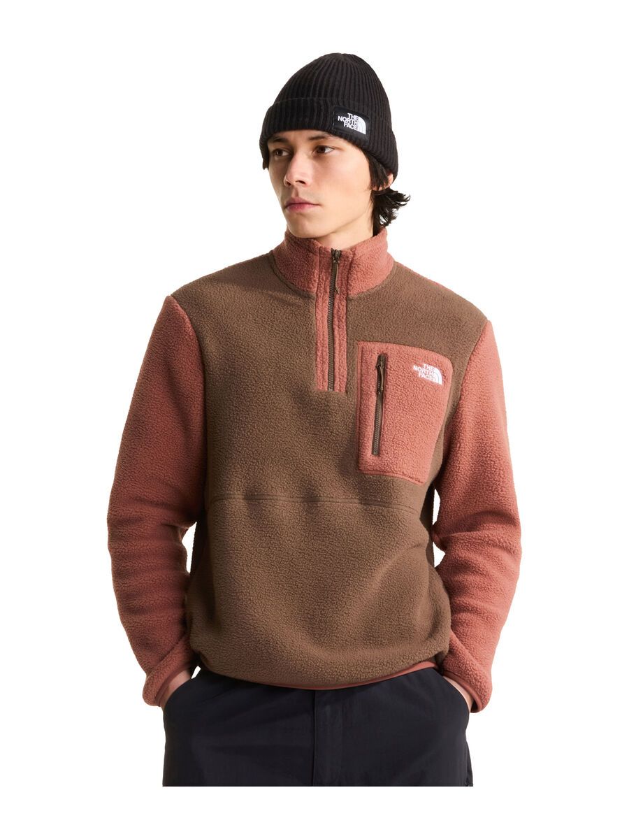 The North Face M Yumiori 1/4 Zip, smokey brown/copper sil - Bild 3