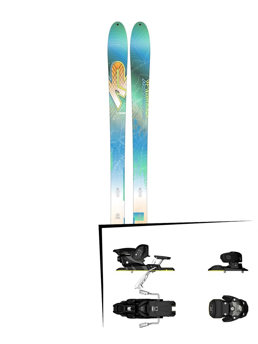 K2 SKI Set: Talkback 82 ECOre 2016 + Salomon Warden MNC 13 - Bild 1