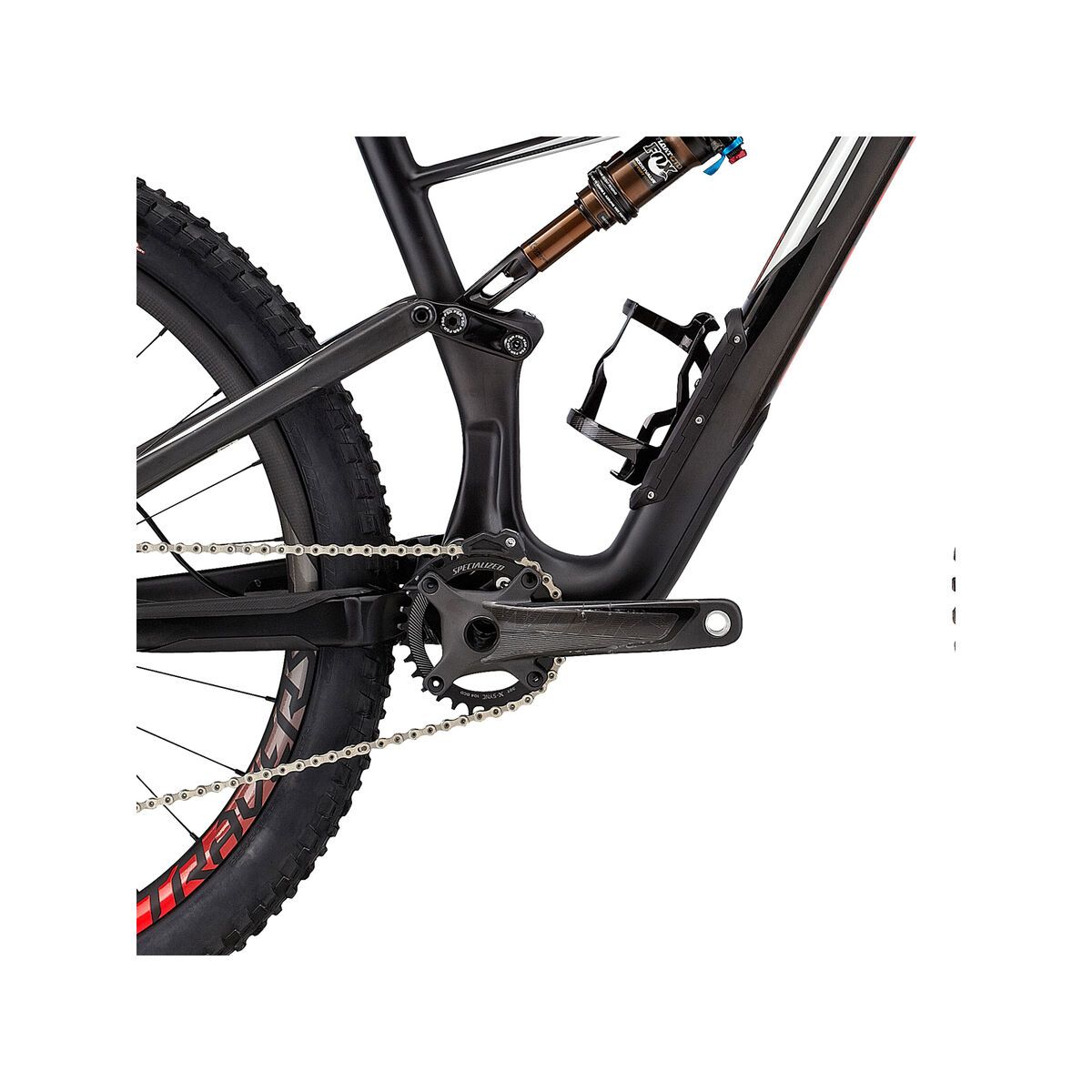 Specialized S-Works Stumpjumper FSR 650b, satin/gloss carbon/dirty white/rocket red - Bild 3