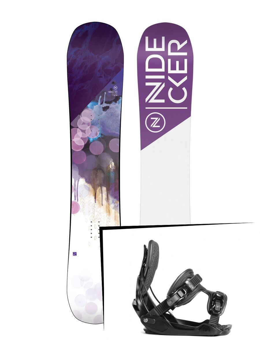 Set: Nidecker Angel 2019 + Flow Haylo (2226598S) - Bild 1