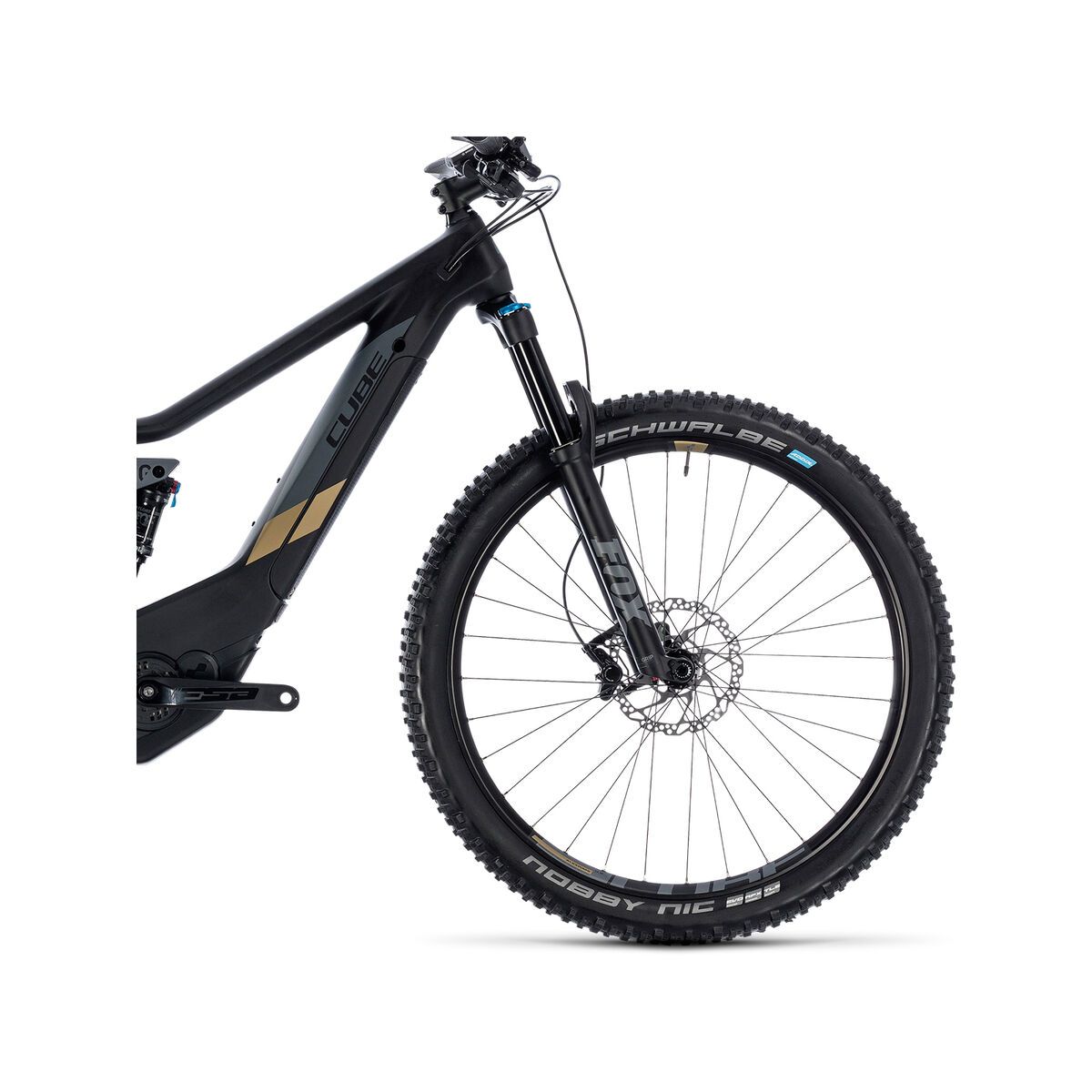 Cube Sting Hybrid 120 HPC SL 500 27.5, carbon´n´gold - Bild 3