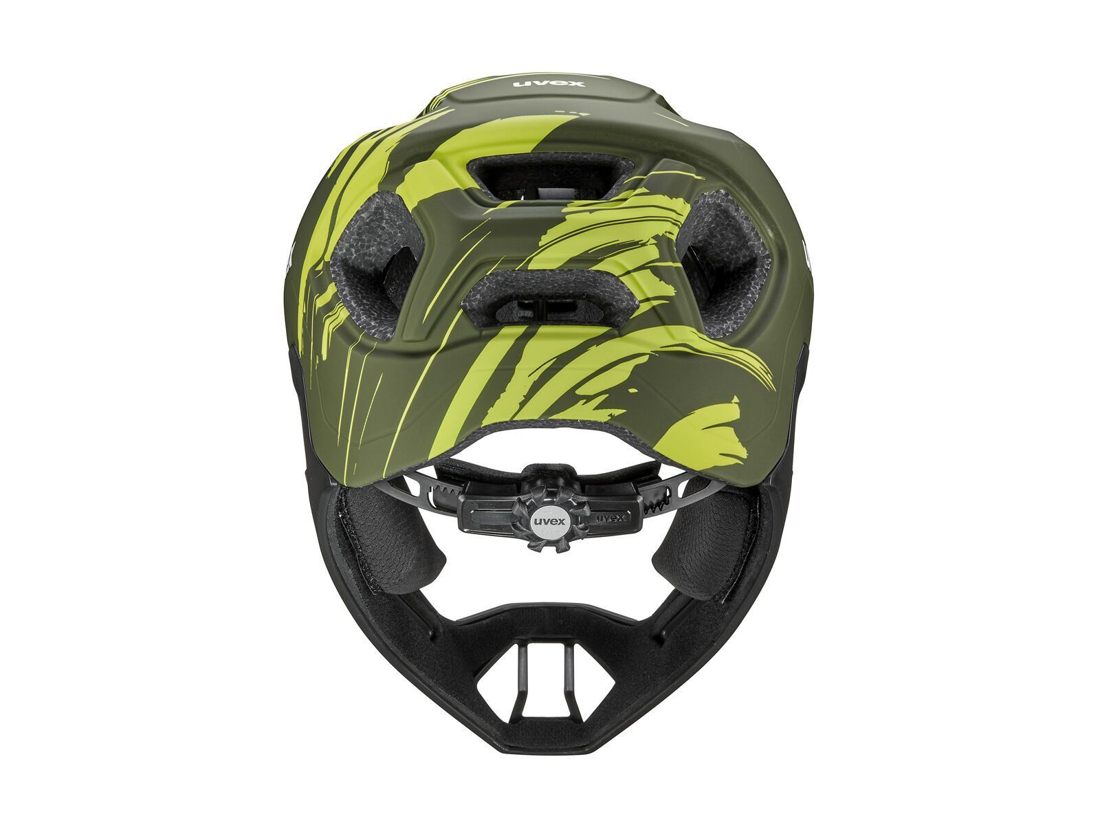 uvex react jr. fullface, dark olive matt - Bild 4