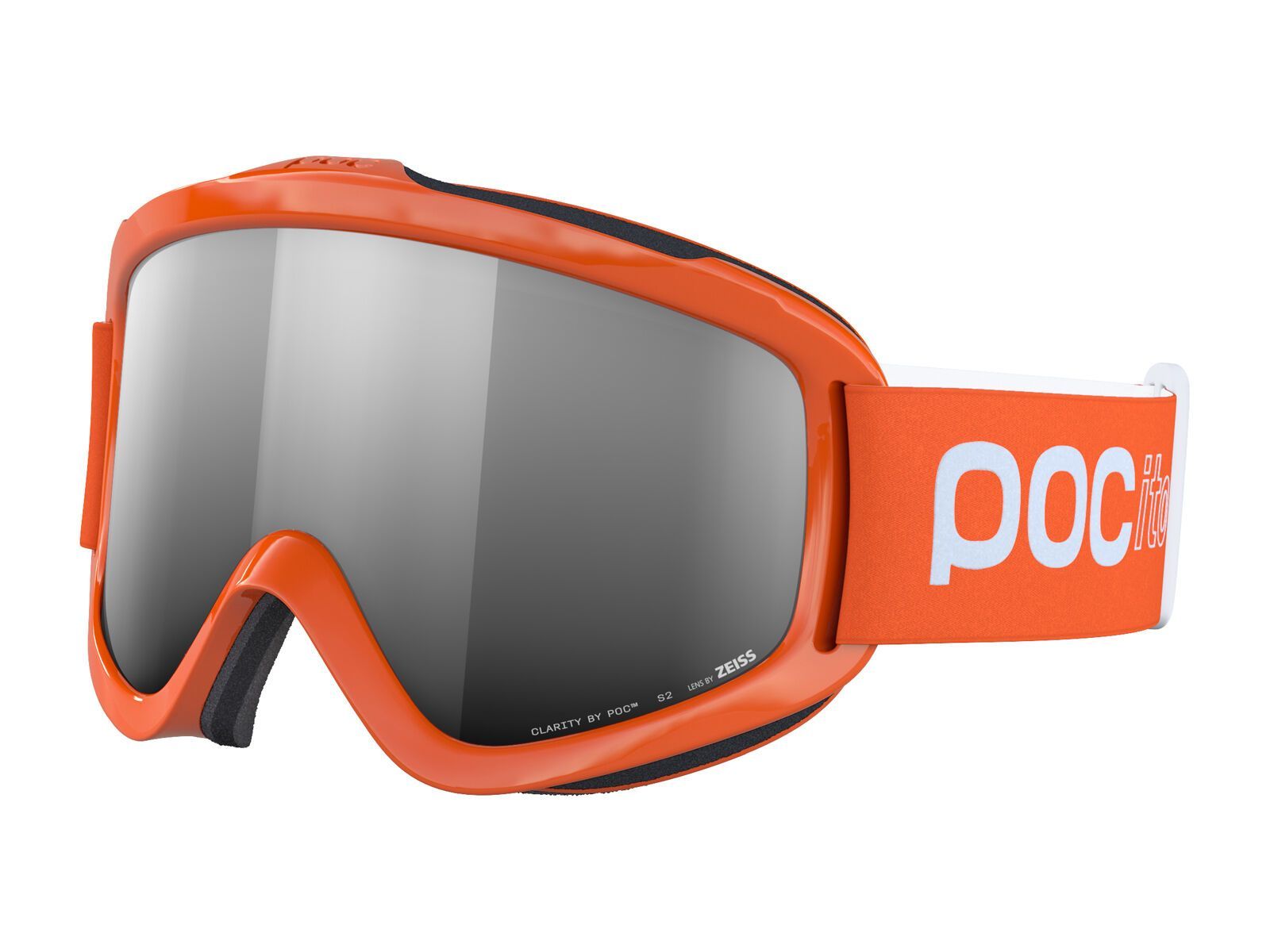 POC POCito Iris, Partly Sunny Silver / fluorescent orange - Bild 1