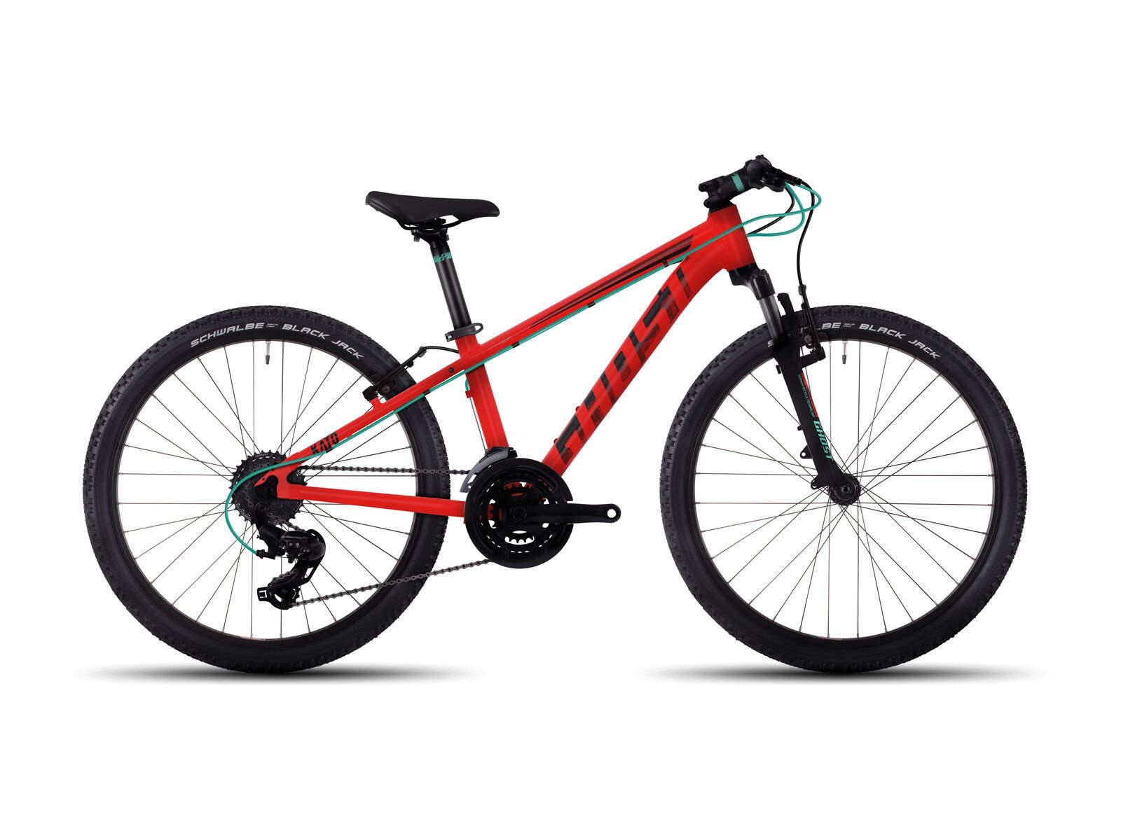 Ghost Kato Kid 2 AL 24, neon red/night black/jade blue - Bild 1