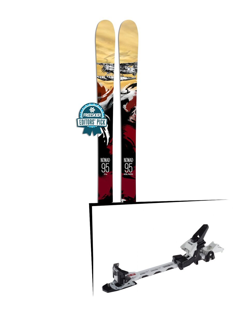 Set: Icelantic Nomad 95 2018 + Hagan Z02 - Bild 1