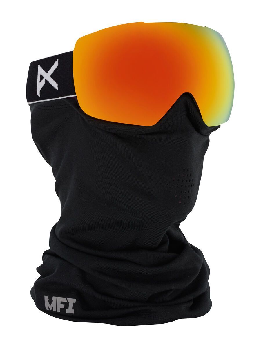 Anon MIG MFI inkl. Wechselscheibe, black/Lens: red solex - Bild 1