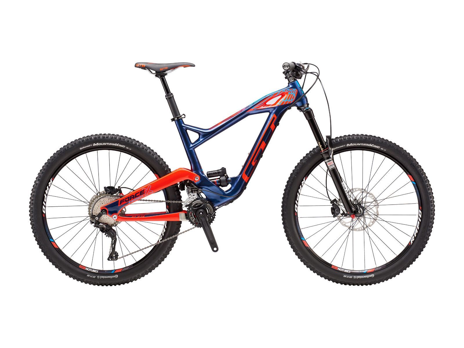 GT Force X Carbon Expert 27.5, blue/neon red - Bild 1