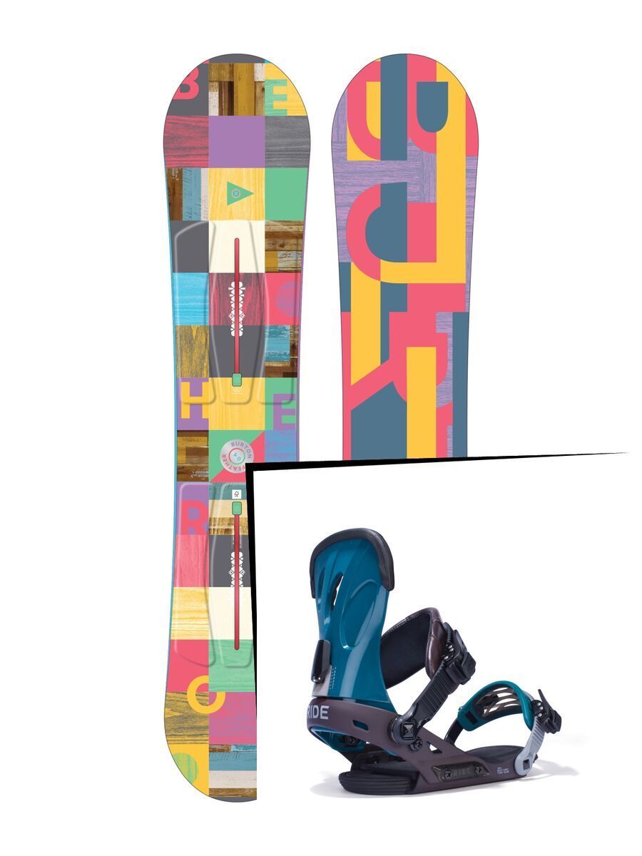 Set: Burton Feather 2017 + Ride VXN (1770182S) - Bild 1