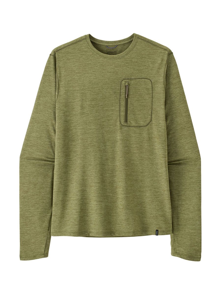Patagonia Men's Long-Sleeved Capilene Cool Sun Shirt, caper green/buckhorn green x-dye - Bild 1