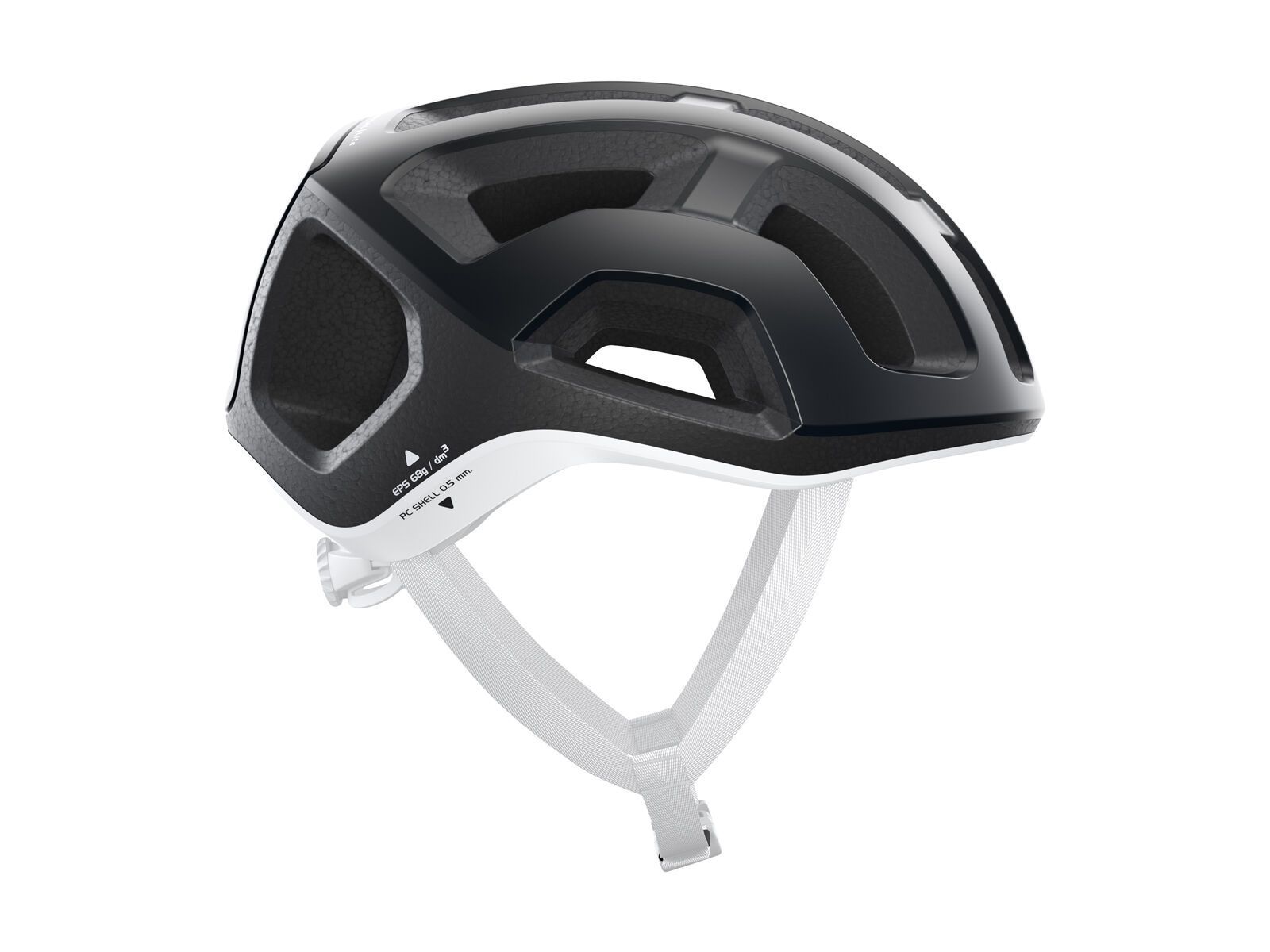 POC Ventral Lite, uranium black/hydrogen white matt - Bild 4
