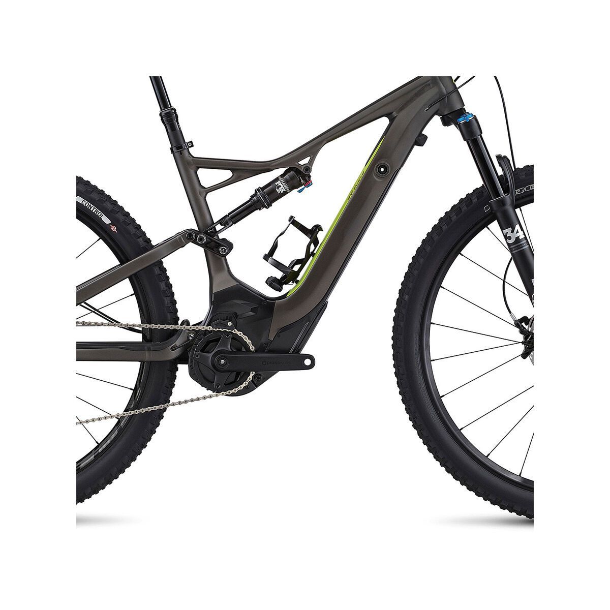 Specialized Turbo Levo FSR Short Travel Comp 29, gloss/satin charcoal/hyper green - Bild 3