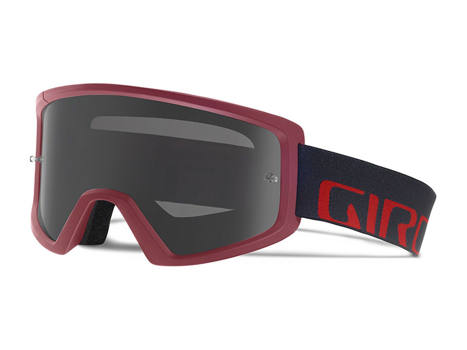Giro Blok MTB inkl. Wechselscheibe, matte maroon/dark slate/Lens: silver flash, clear - Bild 1