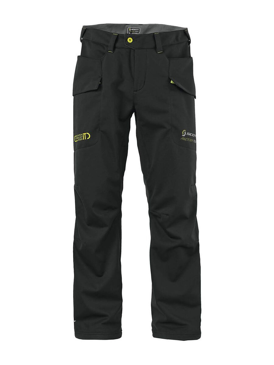 Scott Factory Team Softshell Pants, black/lime green - Bild 1