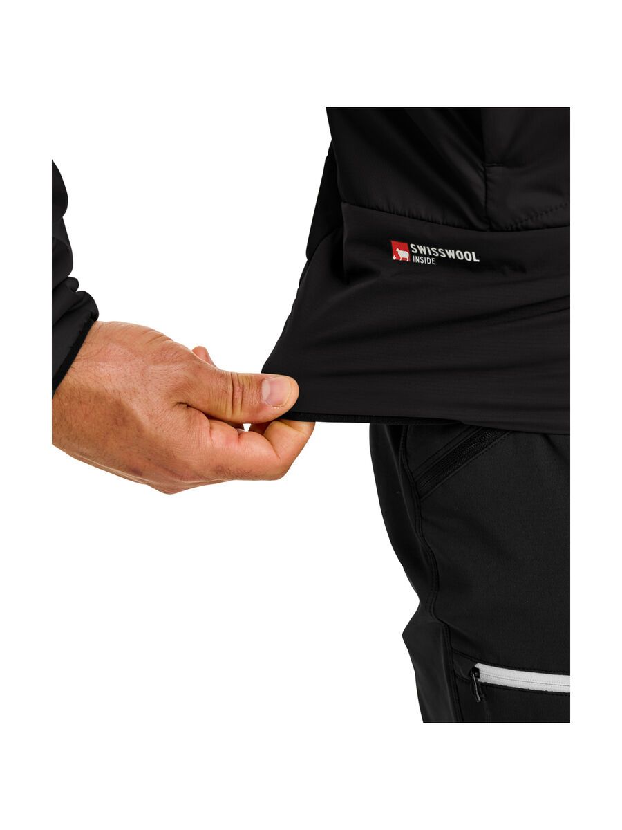 Ortovox Swisswool Piz Duan Jacket M, black raven - Bild 5