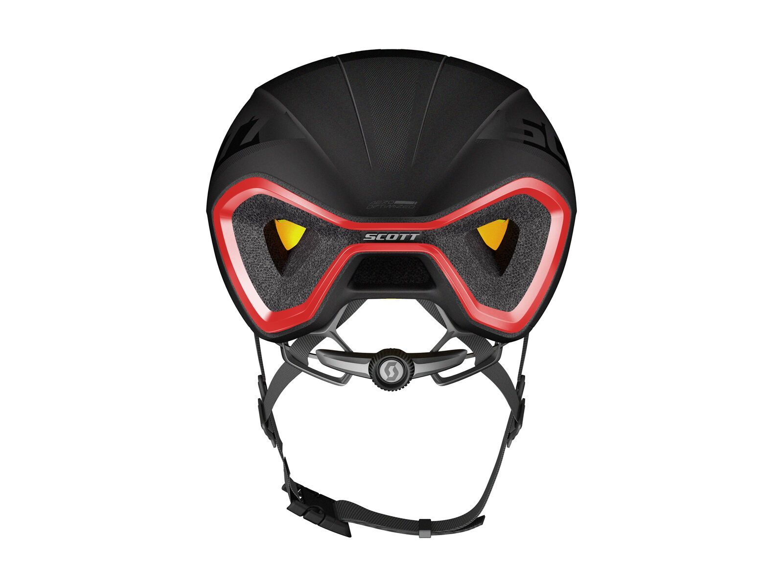 Scott Cadence Plus Helmet, dark grey/red - Bild 4