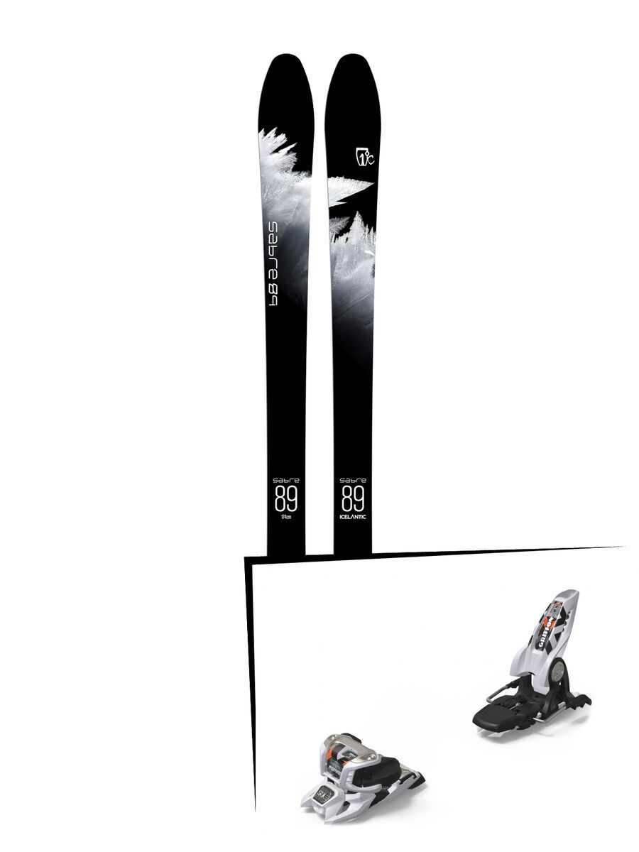 Set: Icelantic Sabre 89 2018 + Marker Griffon 13 ID white - Bild 1