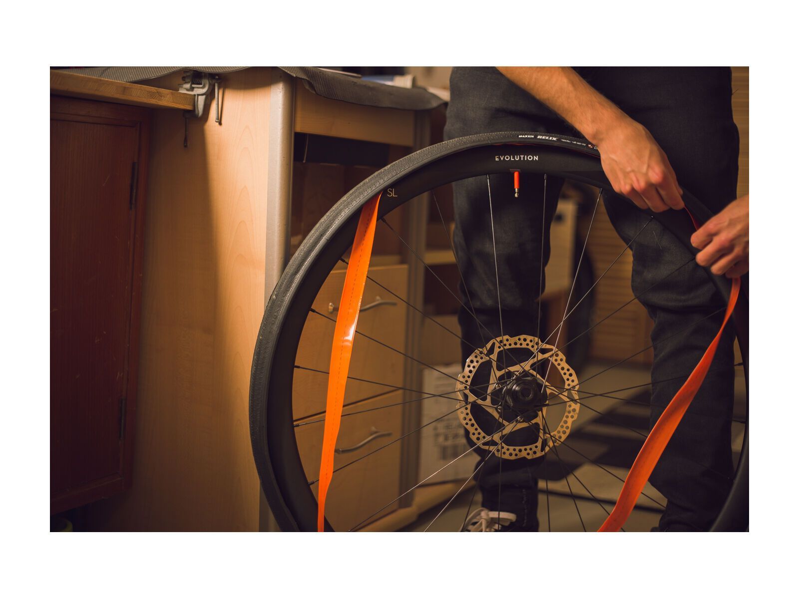 Tubolito Tubo CX/Gravel 700C, orange - Bild 8