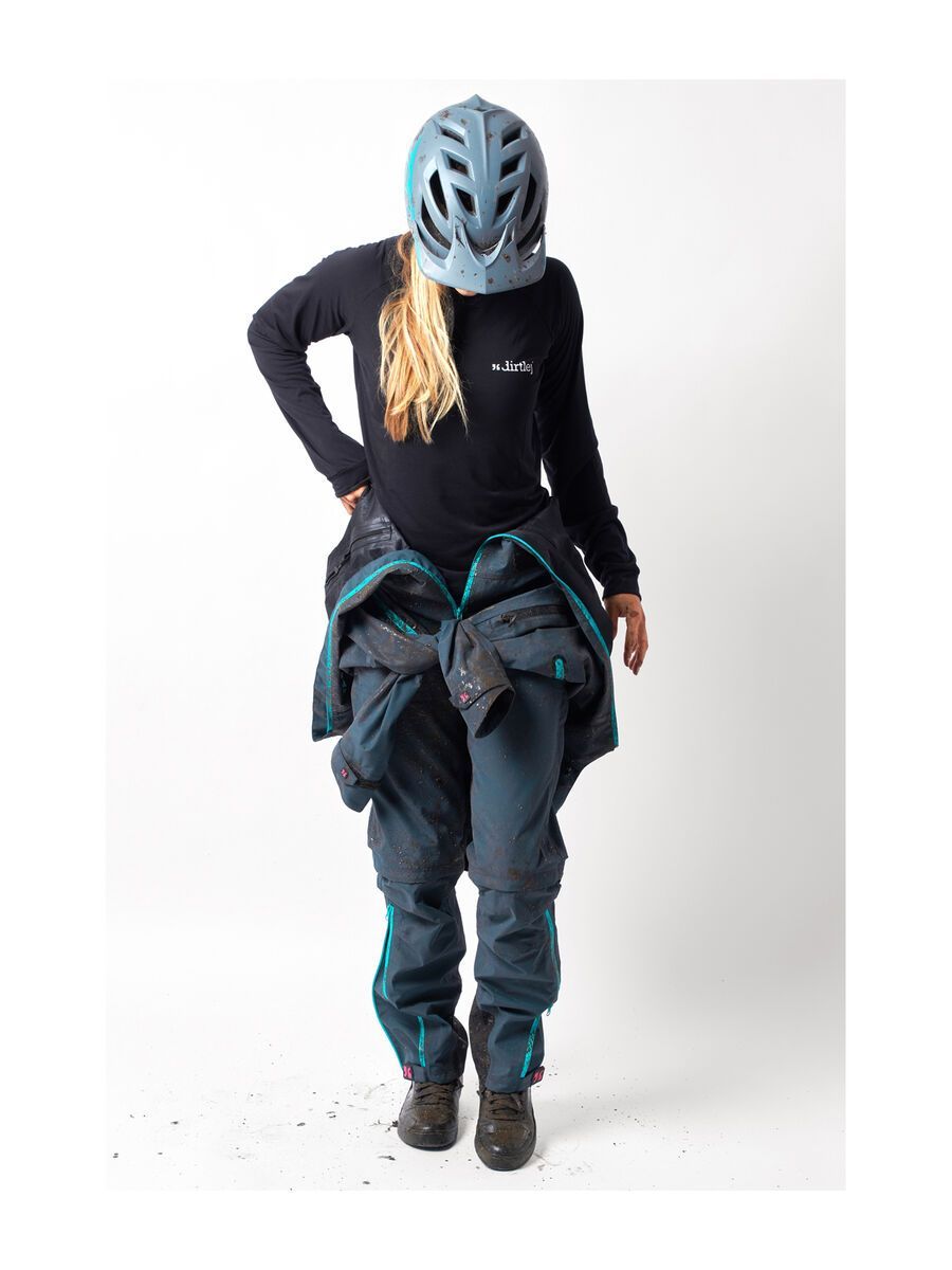dirtlej DirtSuit Core Edition Ladies Cut, steel blue/turquoise - Bild 15