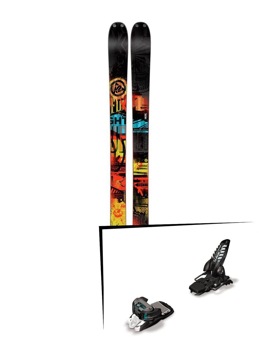 K2 SKI Set: Shreditor 92 2015 + Marker Griffon 13 - Bild 1