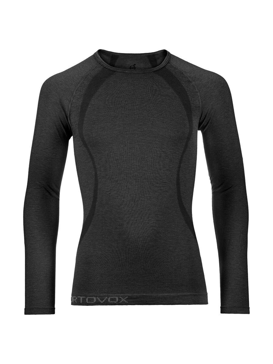 Ortovox Merino 140 Long Sleeve, black steel - Bild 1