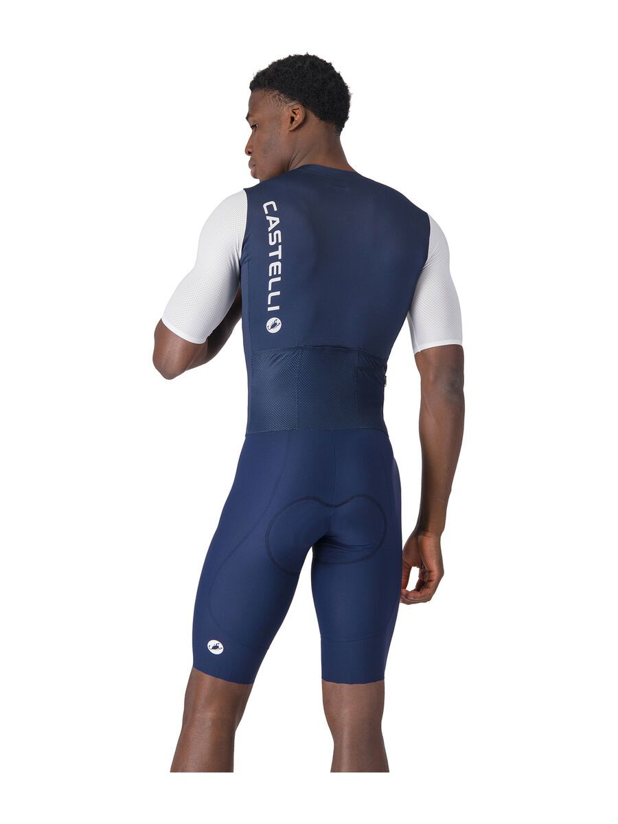 Castelli Saturday Morning Skinsuit, belgian blue/white - Bild 3