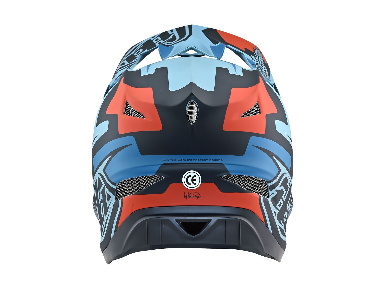 TroyLee Designs D3 Fiberlite Speedcode Helmet, blue/black - Bild 4