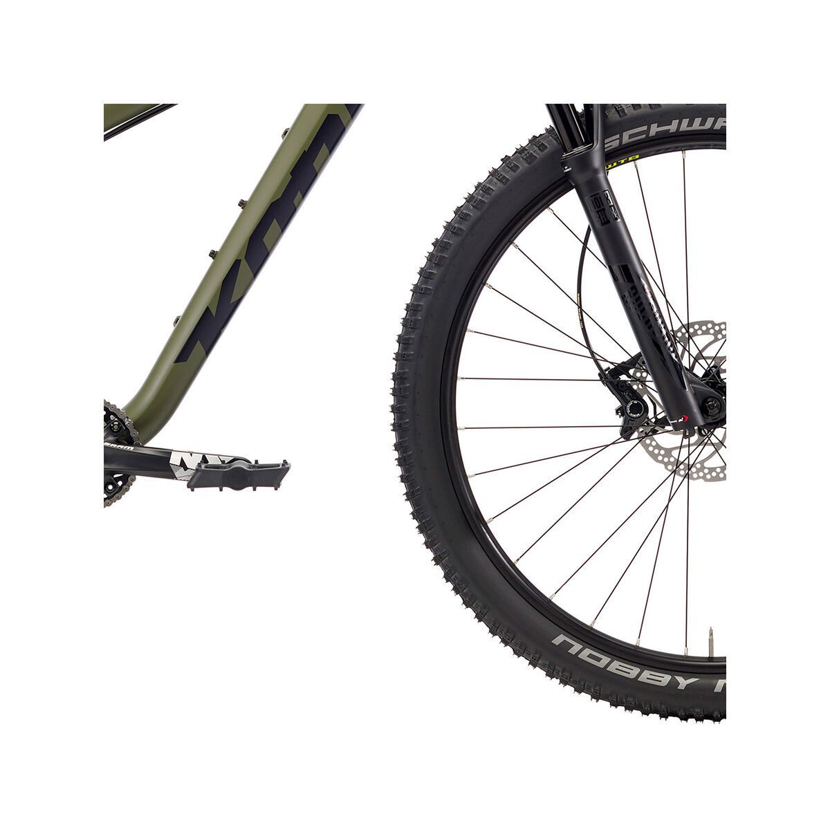 Kona Cinder Cone, matt black & olive w/ black & yellow decals - Bild 4