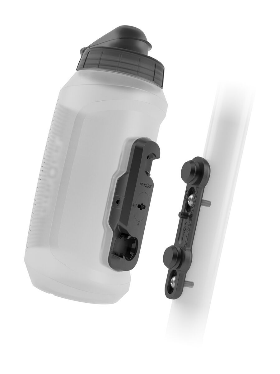 Fidlock Twist Bottle 750 Compact + Bike Base, transparent clear - Bild 1