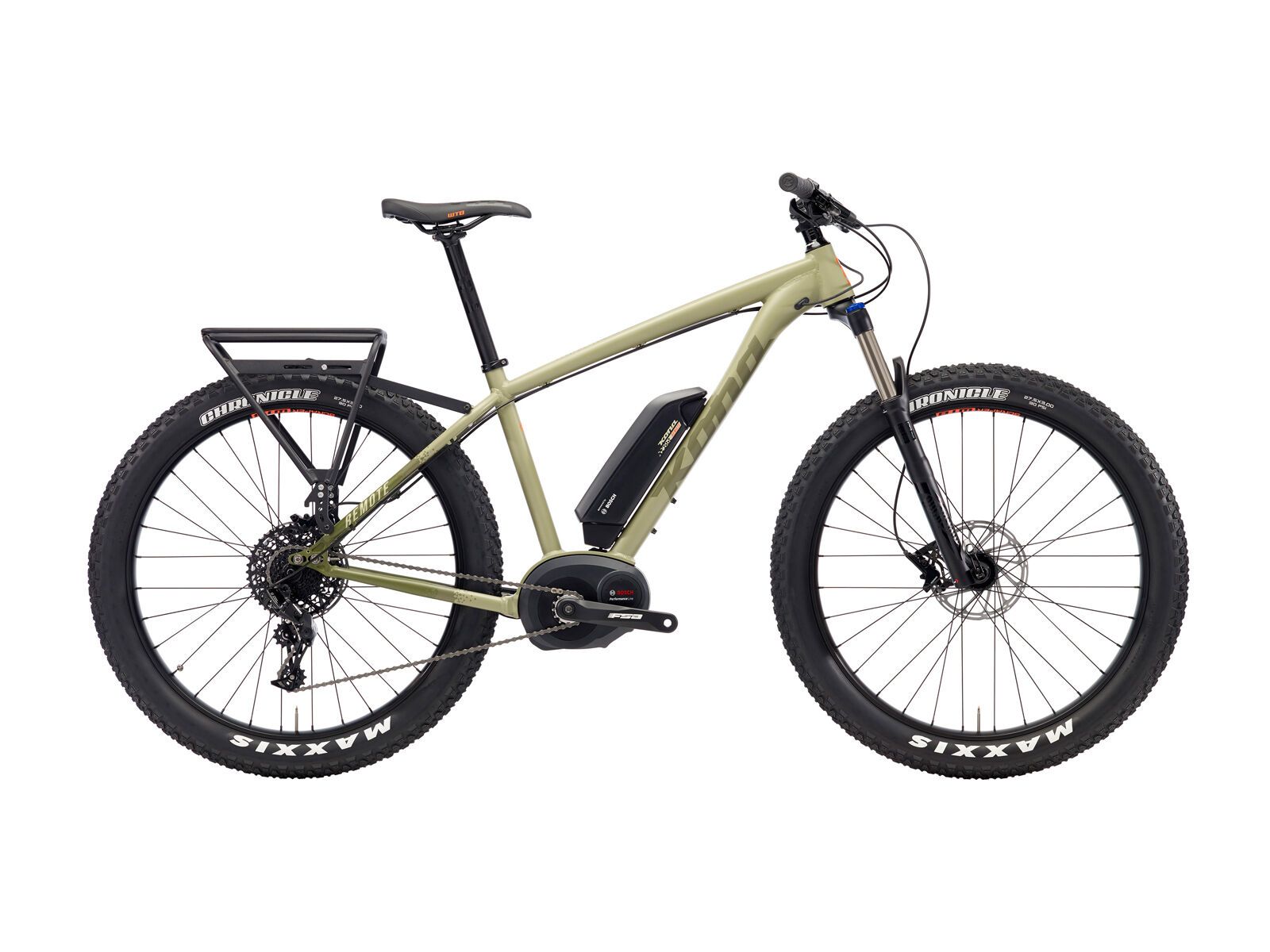 Kona Remote 27.5, matt olive & dark olive w/ olive & orange decals - Bild 1