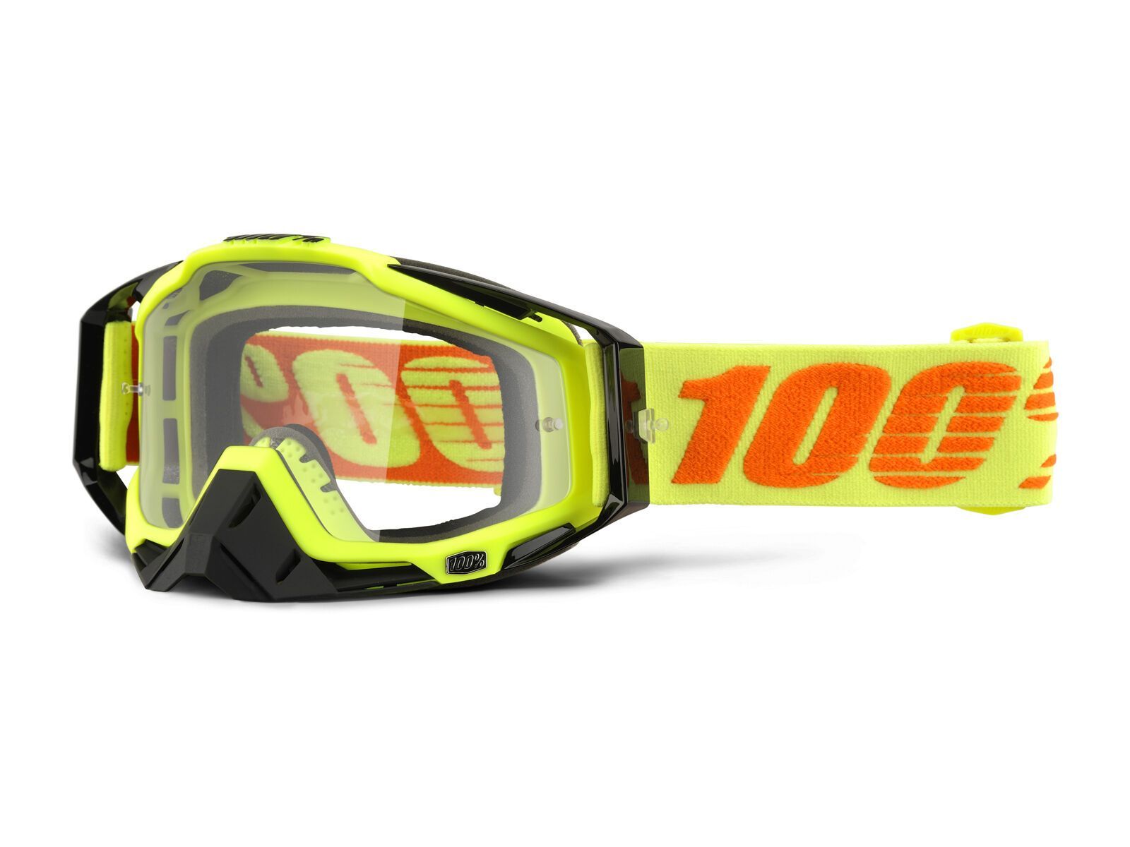 100% Racecraft, attack yellow/Lens: clear - Bild 2