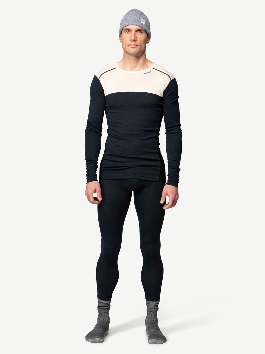 Devold Lauparen Merino 190 Shirt Man, raw white/ink/black - Bild 2
