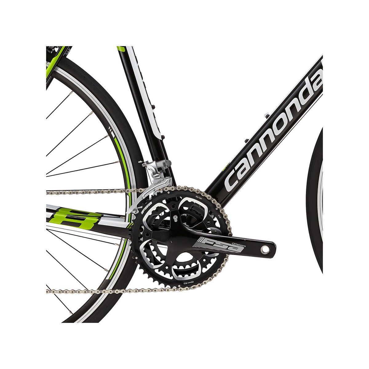 Cannondale CAAD8 6 Tiagra, magnesium white with jet black and abyss, gloss - Bild 3