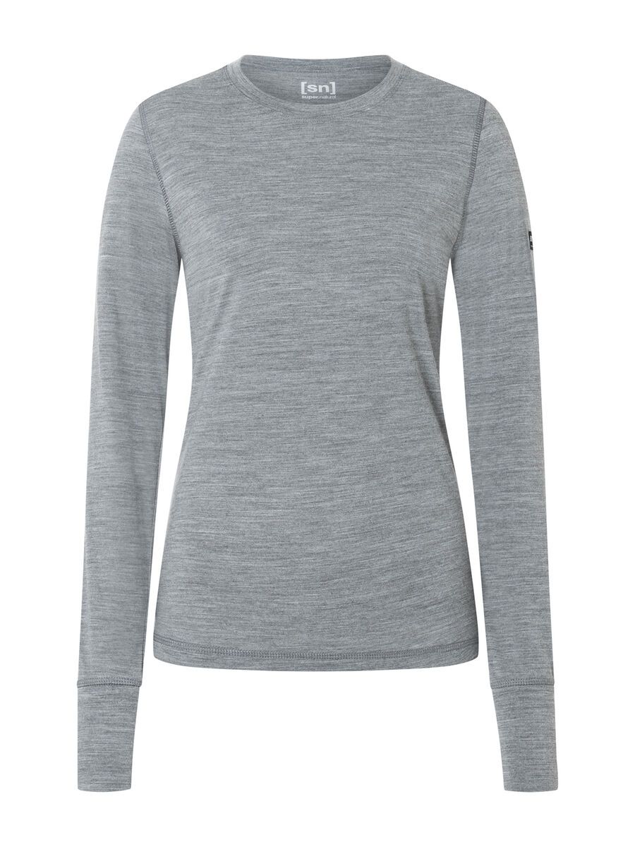 super.natural Tundra175 LS Damen, cashmere grey melange - Bild 1
