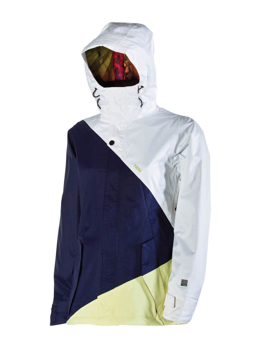 Nitro Siren Jacket, White Twill/Ink Twill/Lemonade Twill - Bild 1