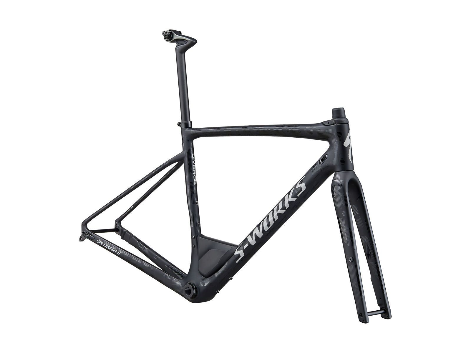 Specialized S-Works Diverge Frameset, satin/gloss black/dove grey camo - Bild 1