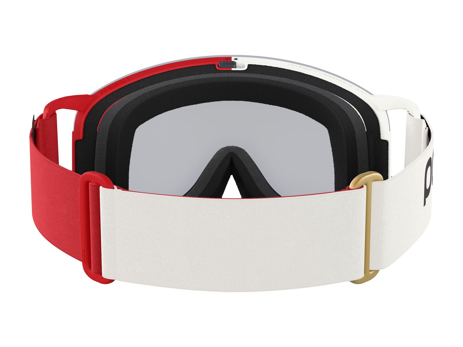 POC Nexal, Clarity Uni. Partly Sunny Ivory / rouge/blanc - Bild 4