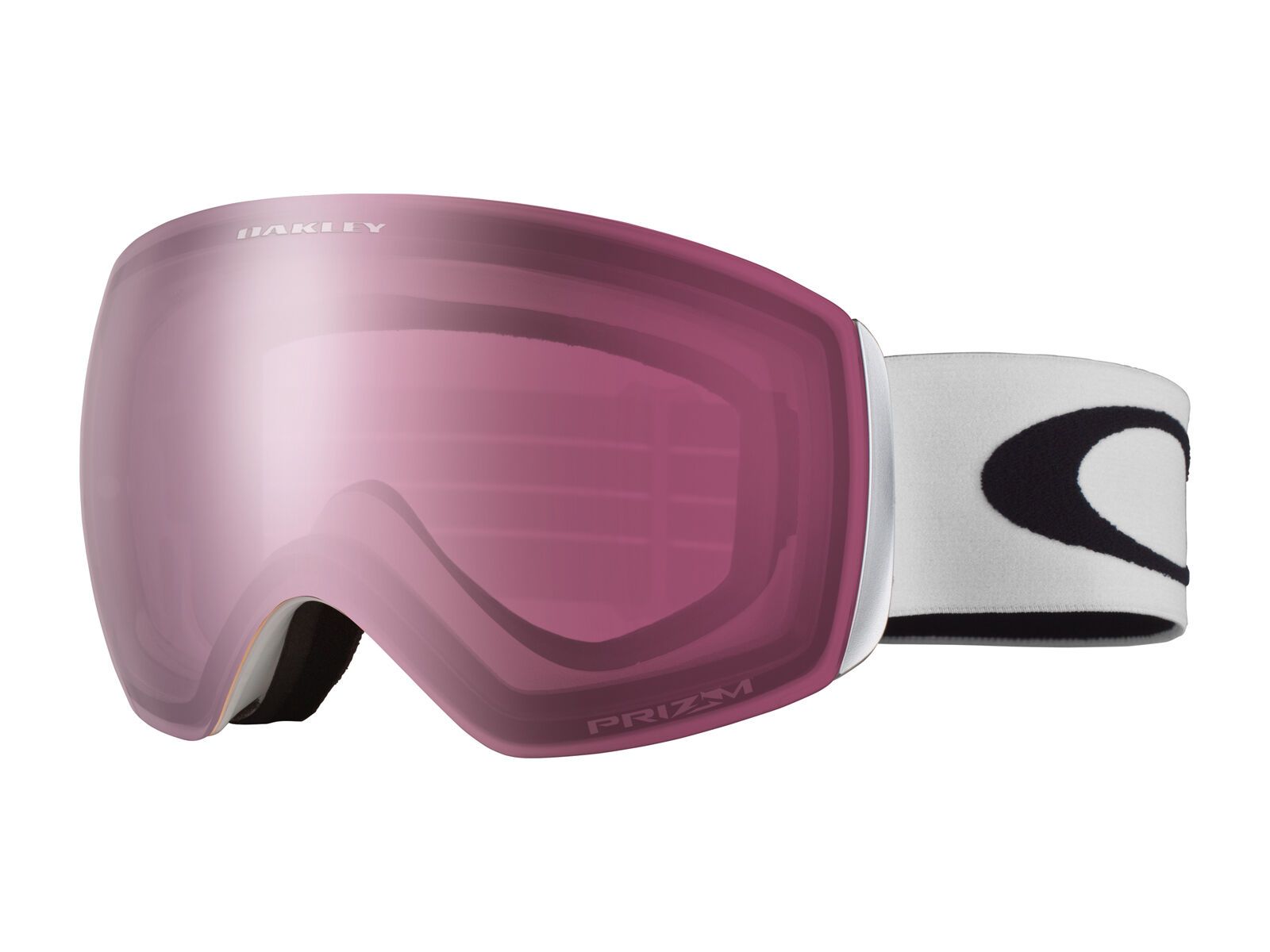 *** 2. Wahl *** Oakley Flight Deck XM Prizm, matte white/Lens: prizm rose - Skibrille | - Bild 1