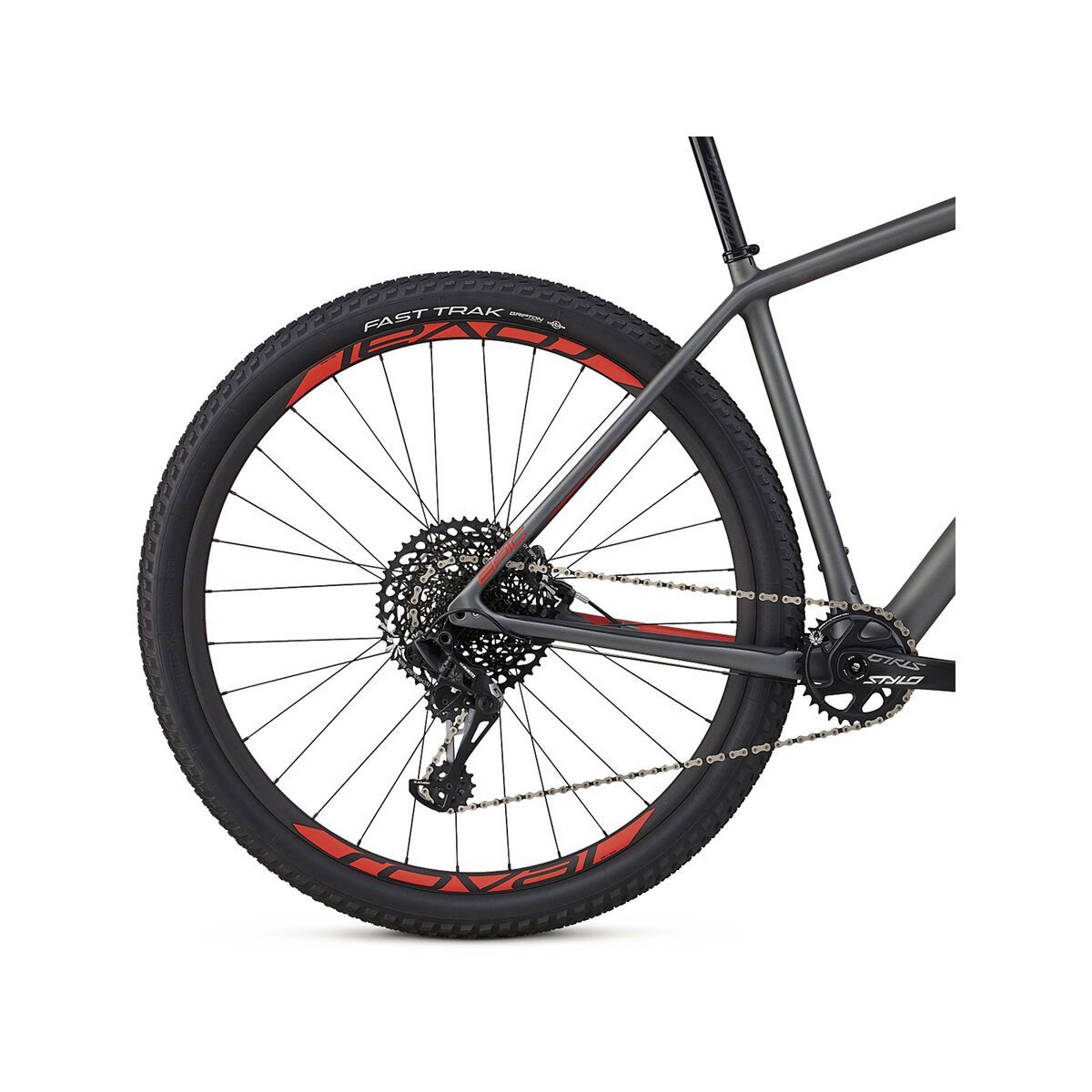 Specialized Epic HT Expert, satin charcoal/black/rocket red - Bild 6