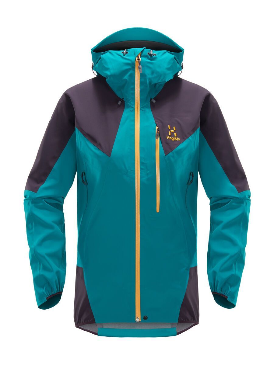 Haglöfs L.I.M Touring Proof Jacket Women, alpine green/acai berry - Bild 1